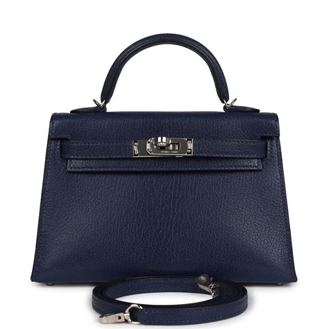 bleu saphir hermes kelly|Hermes Kelly Sellier 20 Bleu Saphir Chevre Palladium Hardware.